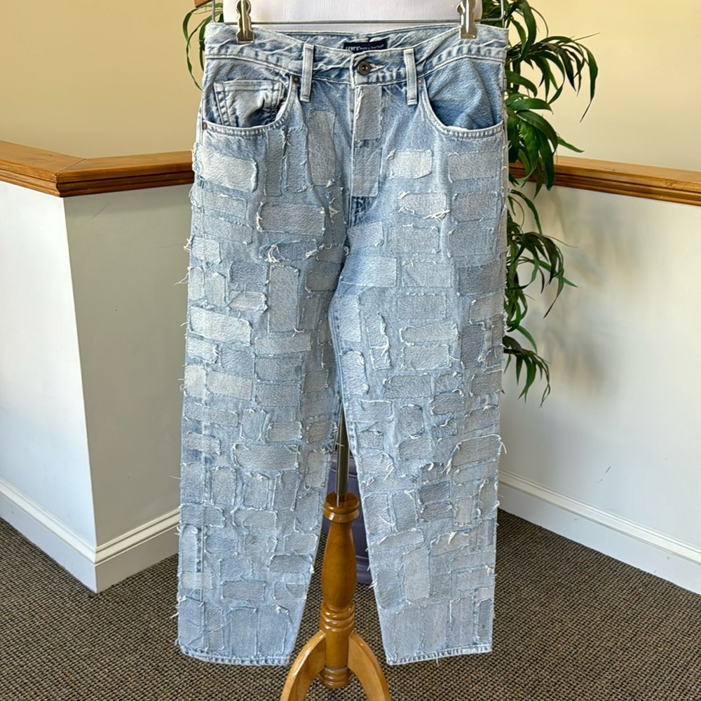 Levi's Made & Crafted LMC Column Taper in Misshapes Patch Jeans  sz.27/27